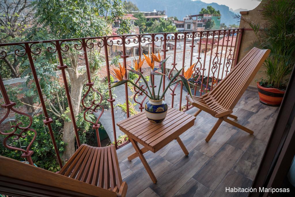 Flor De Cera Otel Tepoztlán Dış mekan fotoğraf